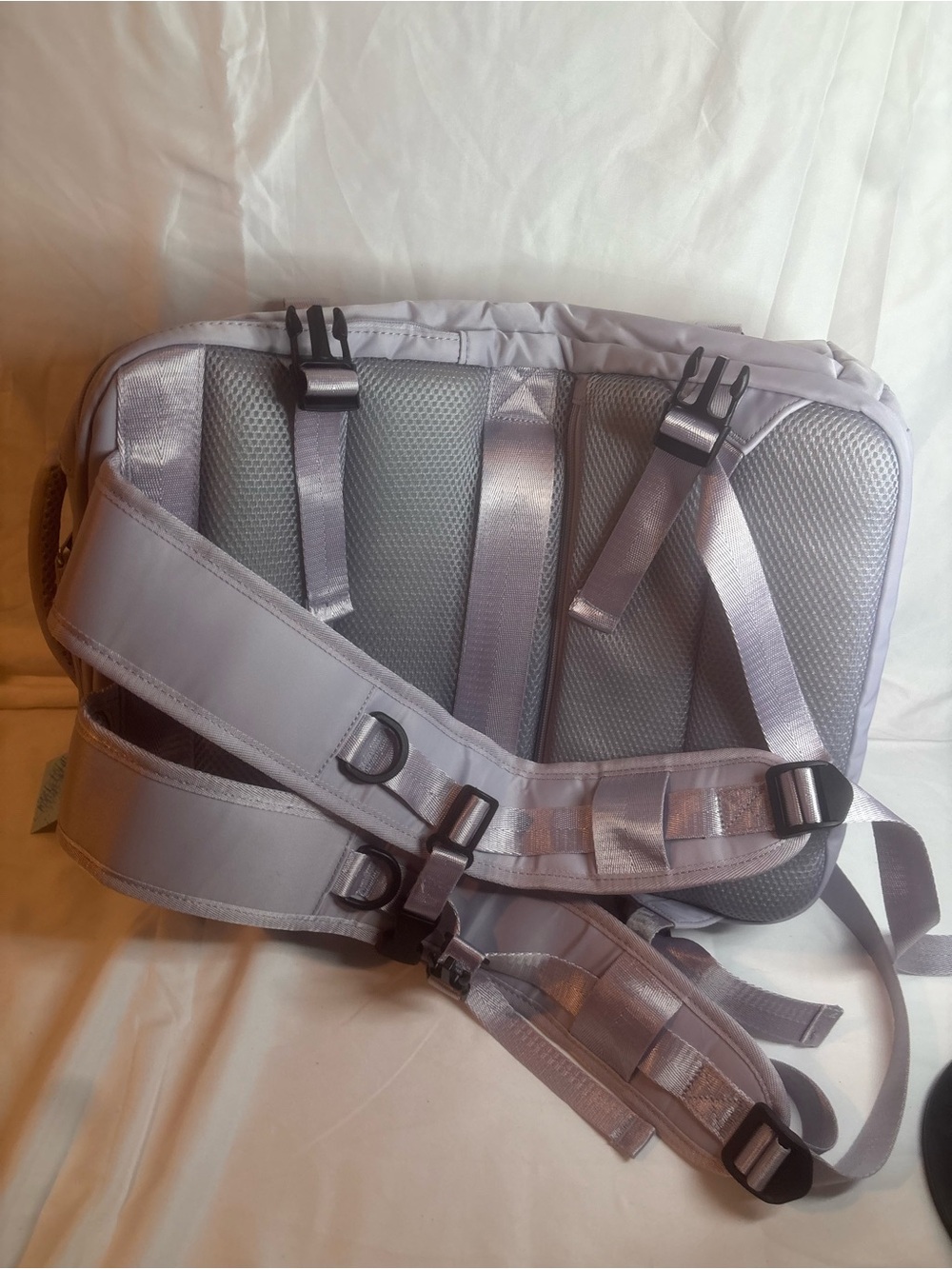 Men's Travel Shoulder Bag in Light Gray - Unbranded